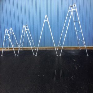 various steel trestles